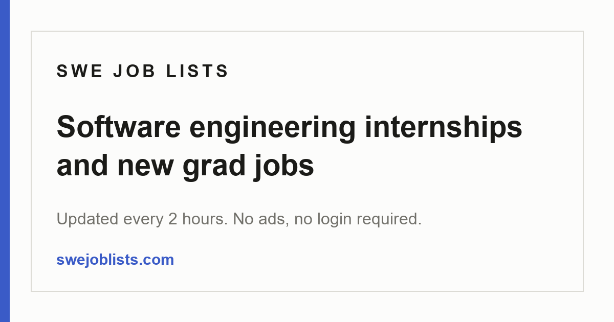 I run a SWE job board. AMA